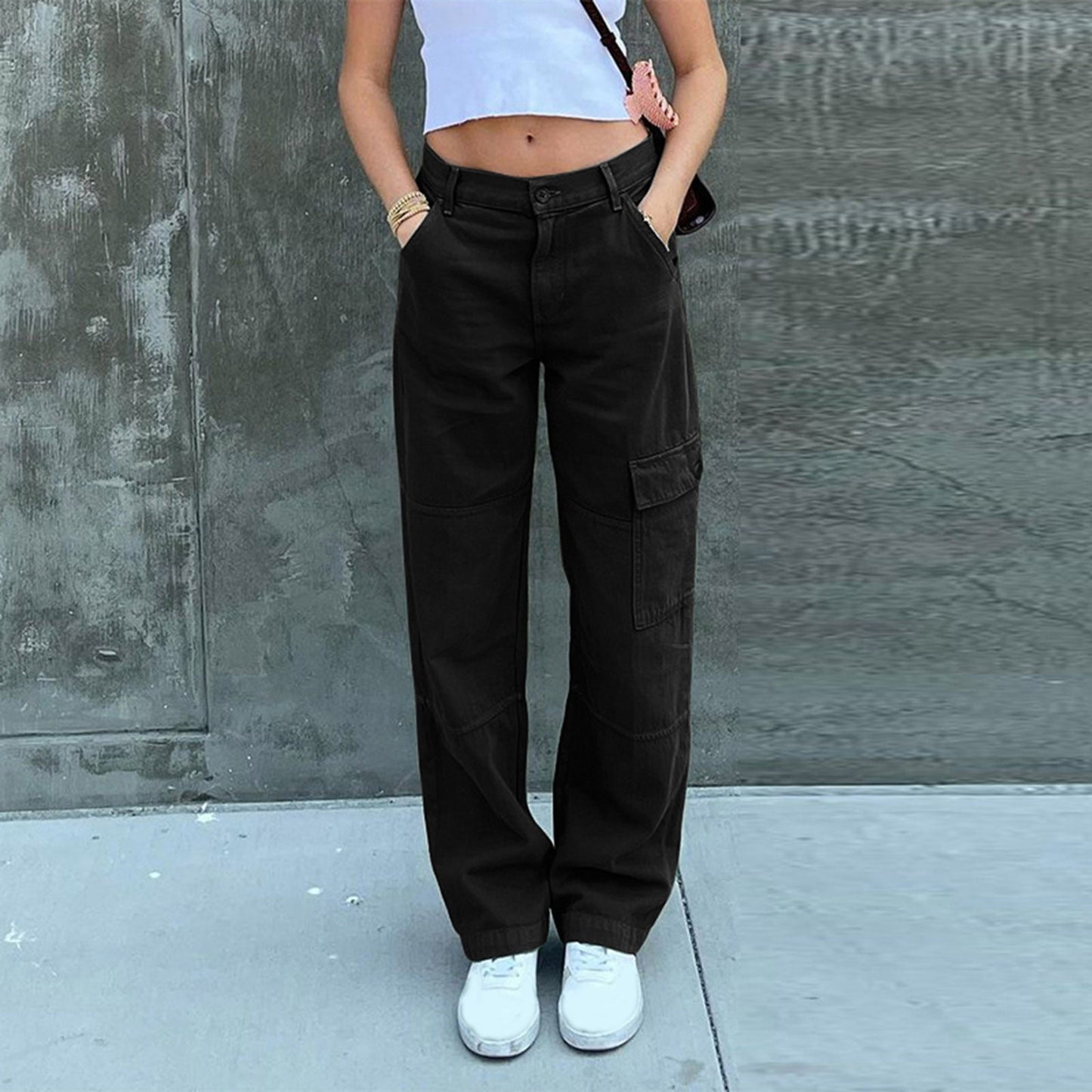 Ingrid - Women's Cargo Trousers - Casual - Modern Style - Great for Everyday Wear
