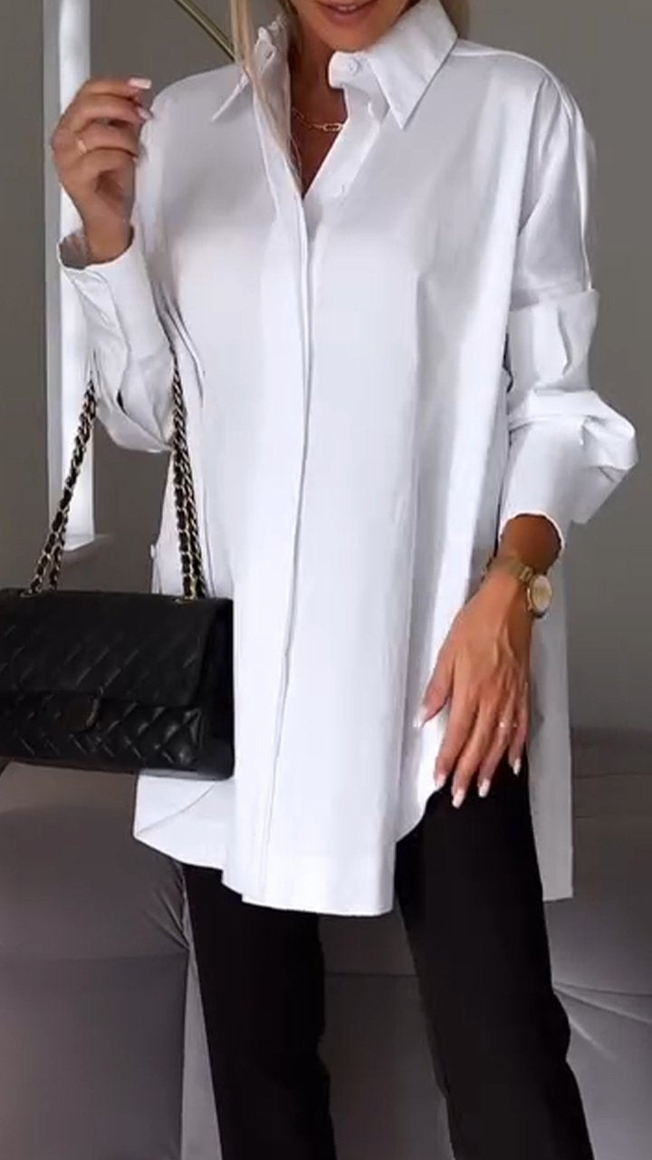 Maisie - Long Sleeve Polo - Elegant - Modern Style - Ideal for Parties