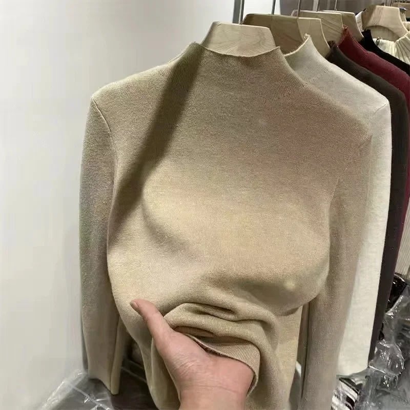 Women's Turtleneck Jumper with Fleece Lining | Ideal for Autumn/Winter