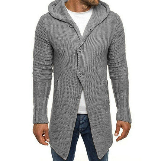 Marc - Long Cardigan with Hood - Casual - Made for - Ideal for Fall/Winter