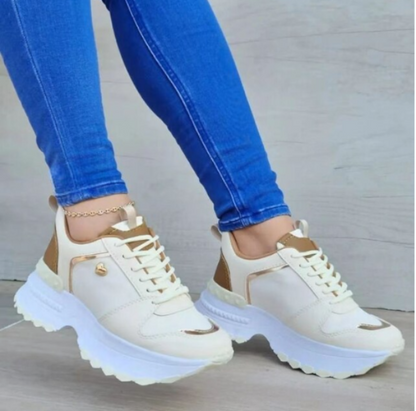 beige, white