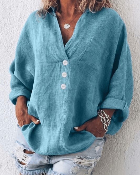 Layla - Blouse - Casual - Fabric - Everyday Wear