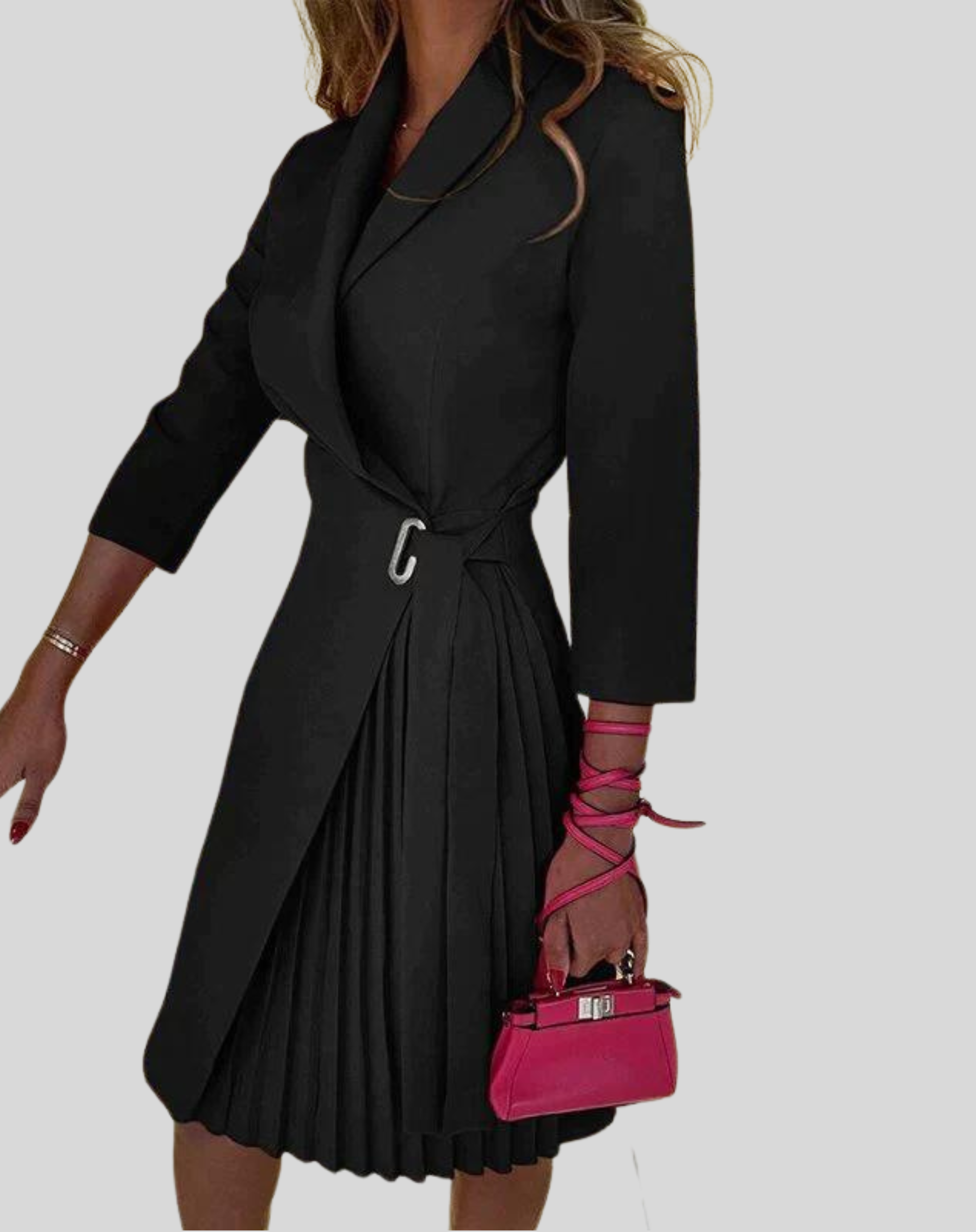 black, pink