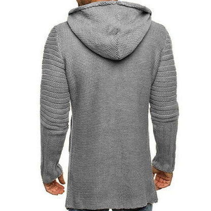Marc - Long Cardigan with Hood - Casual - Made for - Ideal for Fall/Winter