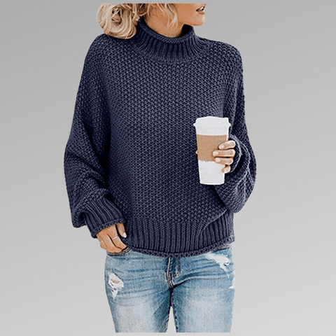 Melissa - Turtleneck - Casual - Fabric - Ideal for Winter