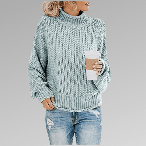 Melissa - Turtleneck - Casual - Fabric - Ideal for Winter