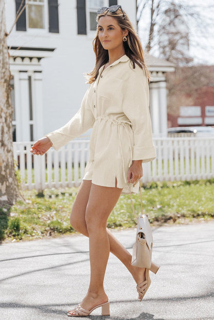 Mary - Mini Dress with Long Sleeves - Casual - Modern Style - Great for Casual Days
