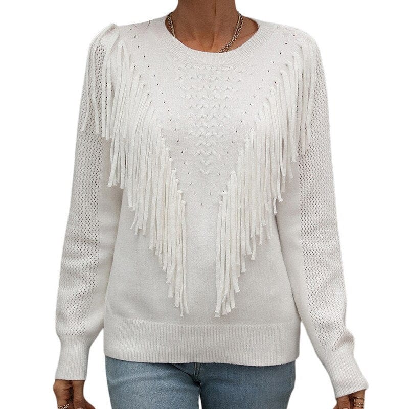 Natalie - Sweater with tassels - Chic - Ideal for autumn