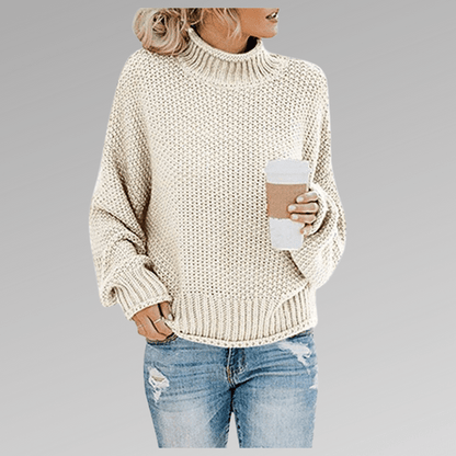 Melissa - Turtleneck - Casual - Fabric - Ideal for Winter