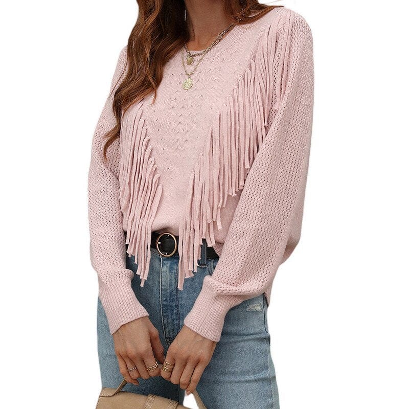 Natalie - Sweater with tassels - Chic - Ideal for autumn