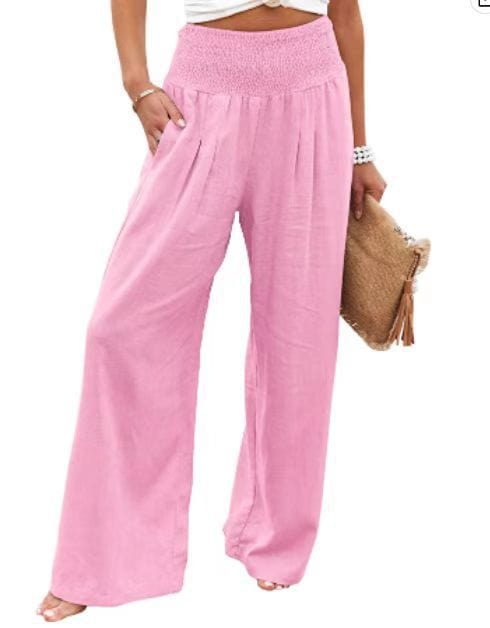 Ophelia - Women's Trousers - Chic - Modern Style And Linen - Formal Occasions