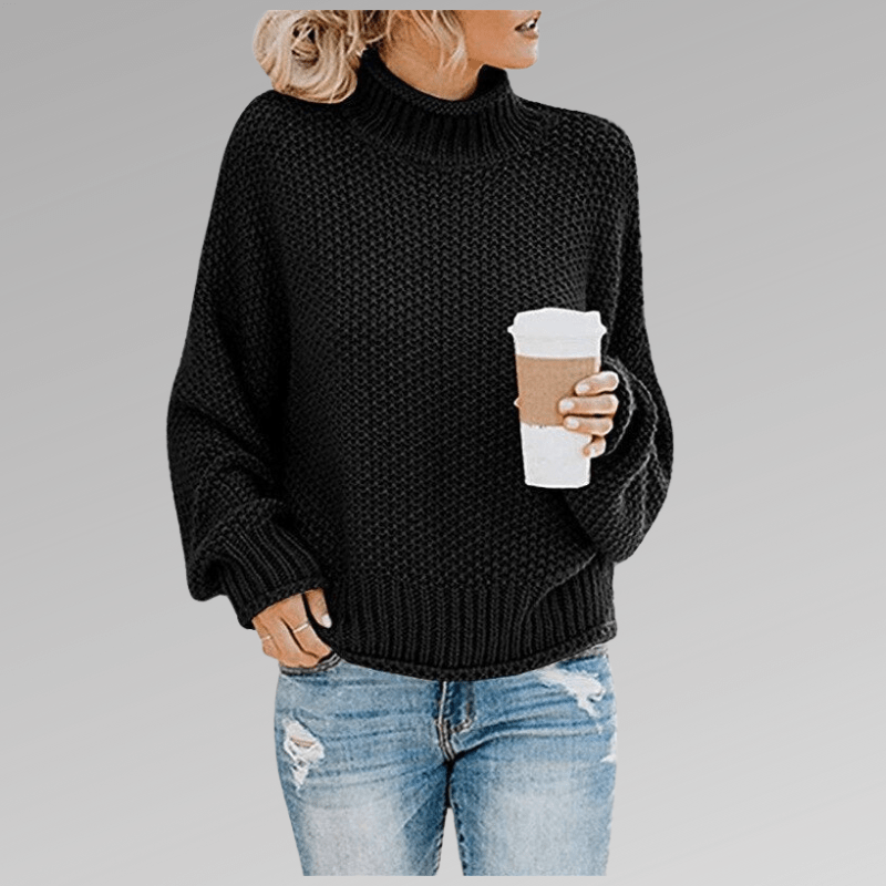 Melissa - Turtleneck - Casual - Fabric - Ideal for Winter
