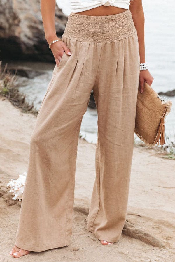 Ophelia - Women's Trousers - Chic - Modern Style And Linen - Formal Occasions