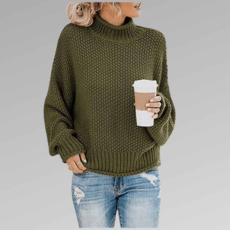 Melissa - Turtleneck - Casual - Fabric - Ideal for Winter