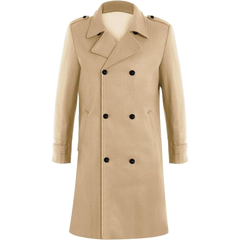 Ericson - Trench Coat with Lapel Collar - Elegant - Fashionable - Ideal for Autumn/Winter