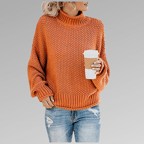 Melissa - Turtleneck - Casual - Fabric - Ideal for Winter