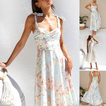 Lana - Midi Dress - Elegant - Fiber - Ideal for Summer
