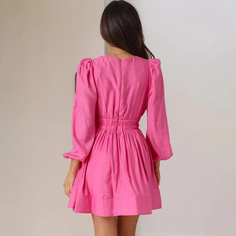 Vega - Mini Dress - Elegant - Material - Great for Casual Days