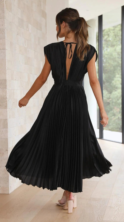 Raelynn - Casual V-Neck Maxi Dress for Women