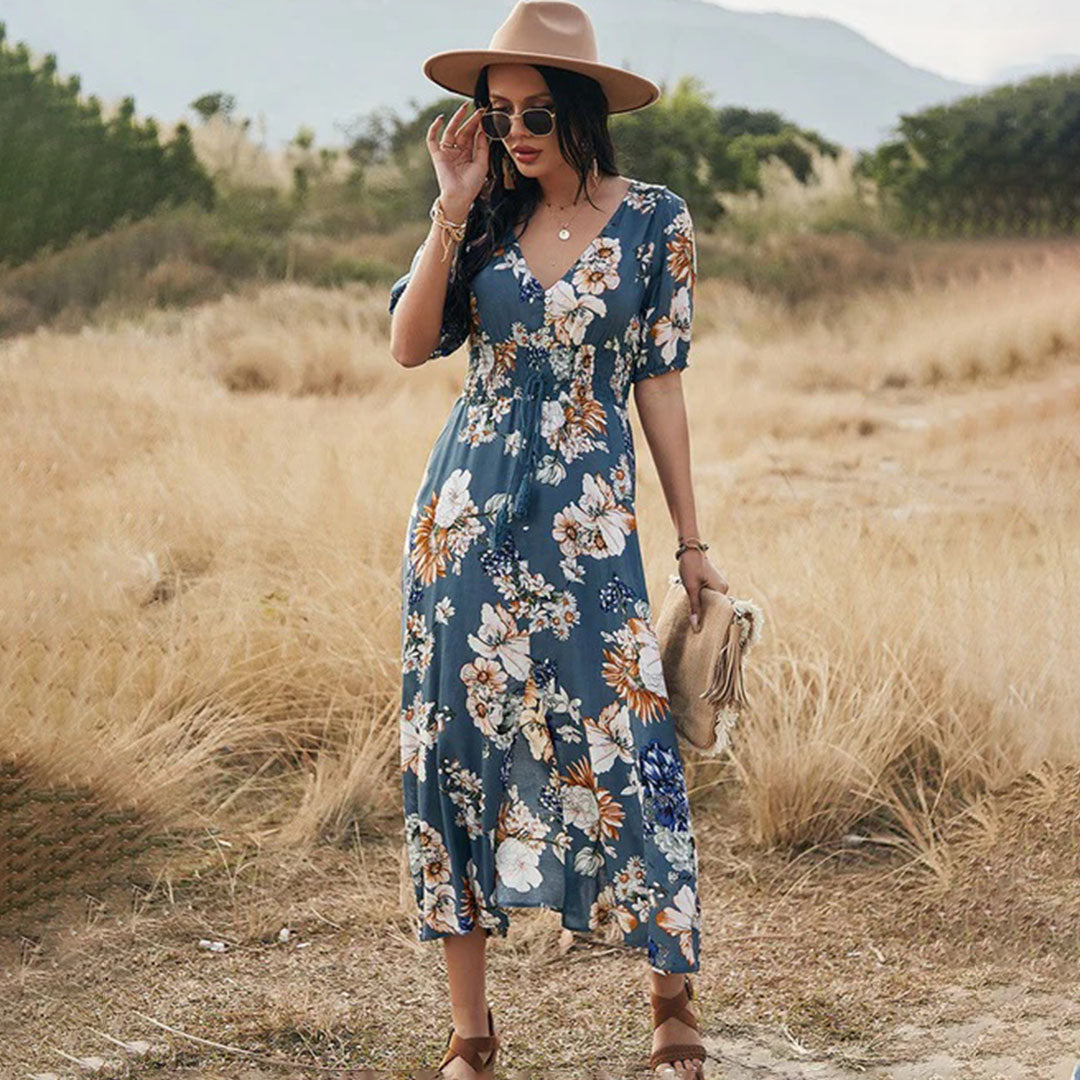 Emily - Maxi Dress - Chic - Fabric - Ideal for Summer