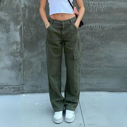 Ingrid - Women's Cargo Trousers - Casual - Modern Style - Great for Everyday Wear