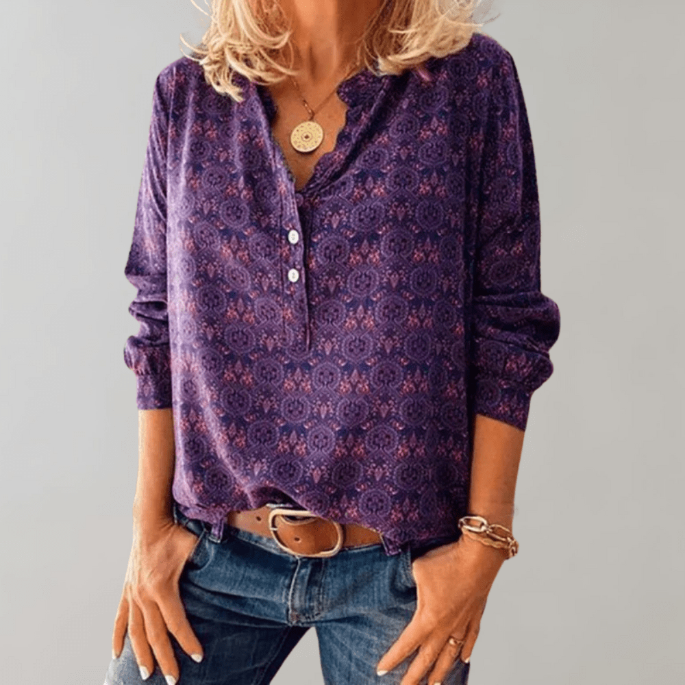 Kathleen - Blouse - Classic - Fiber - Great for Casual Days