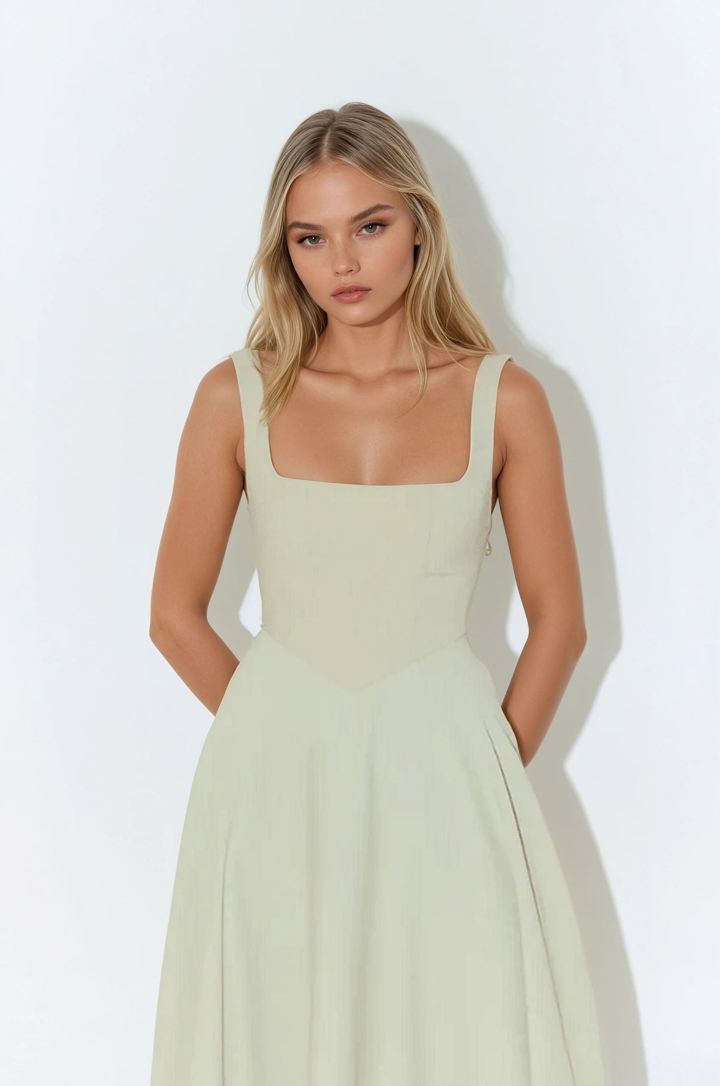 Zadie- Formal Tailored Midi Dress for Women