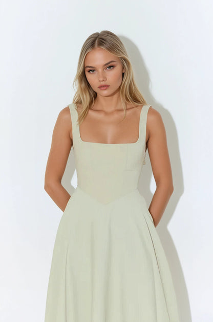 Zadie- Formal Tailored Midi Dress for Women