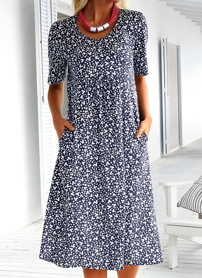 Everly - Floral Casual Summer MIdi Dress for Women