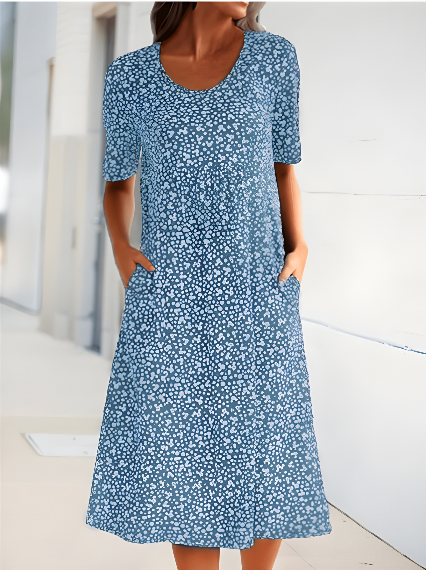 Everly - Floral Casual Summer MIdi Dress for Women