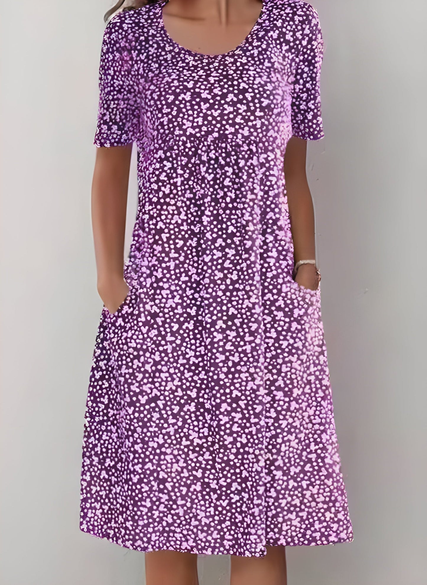 Everly - Floral Casual Summer MIdi Dress for Women