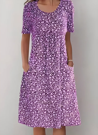 Everly - Floral Casual Summer MIdi Dress for Women