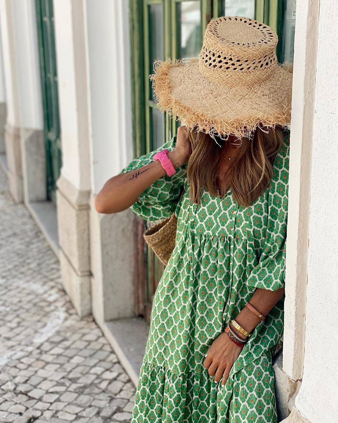 Quinnley - Geometric Maxi Dress for Women