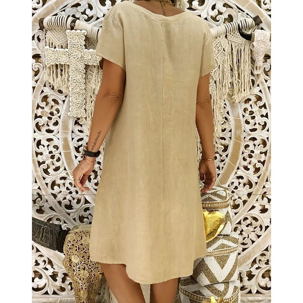 Zaria - Lightweight Summer Midi Dress for Women