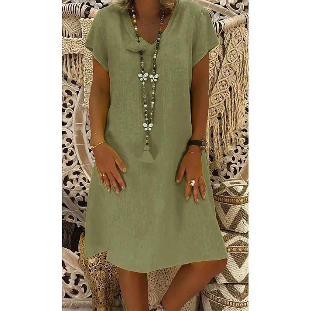 Zaria - Lightweight Summer Midi Dress for Women
