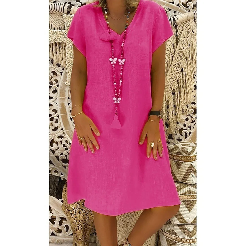 Zaria - Lightweight Summer Midi Dress for Women