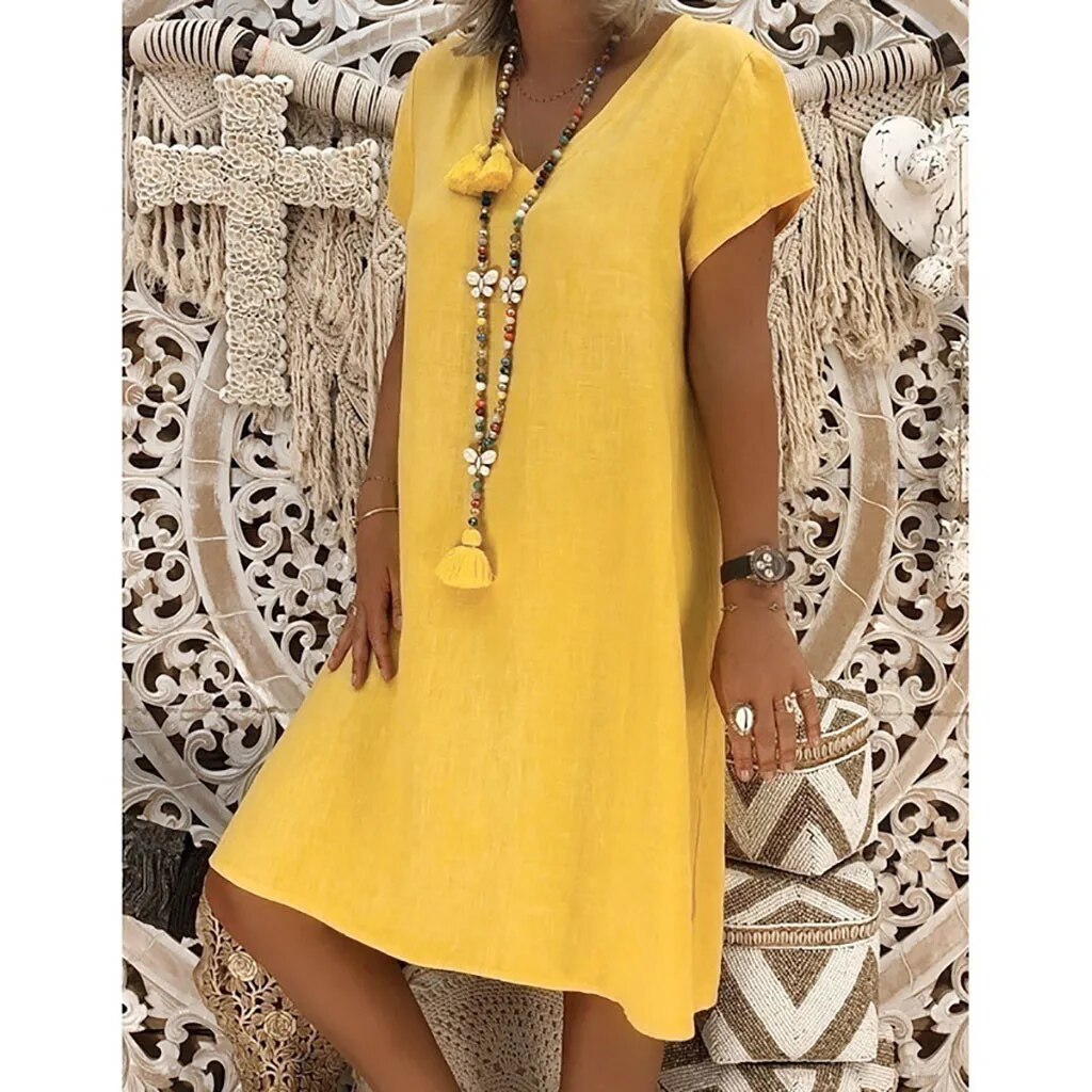 Zaria - Lightweight Summer Midi Dress for Women