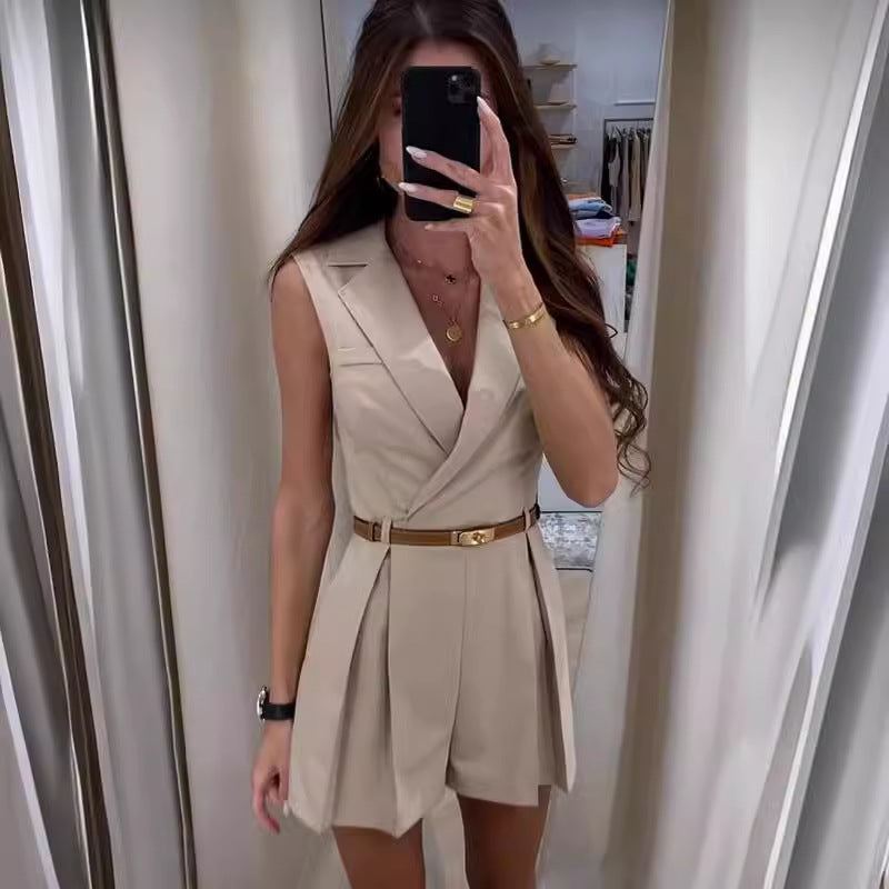 Mazie - Tailored Playsuit for Women