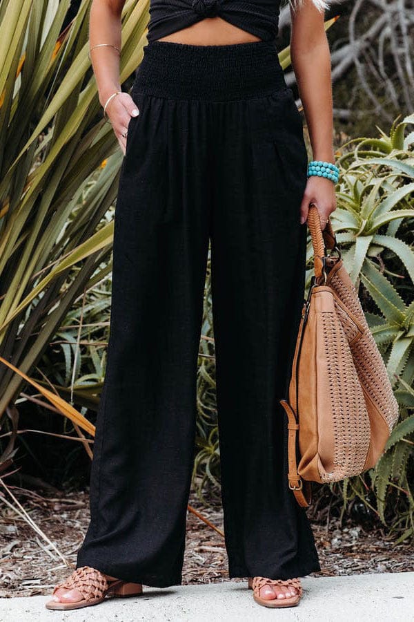 Ophelia - Women's Trousers - Chic - Modern Style And Linen - Formal Occasions