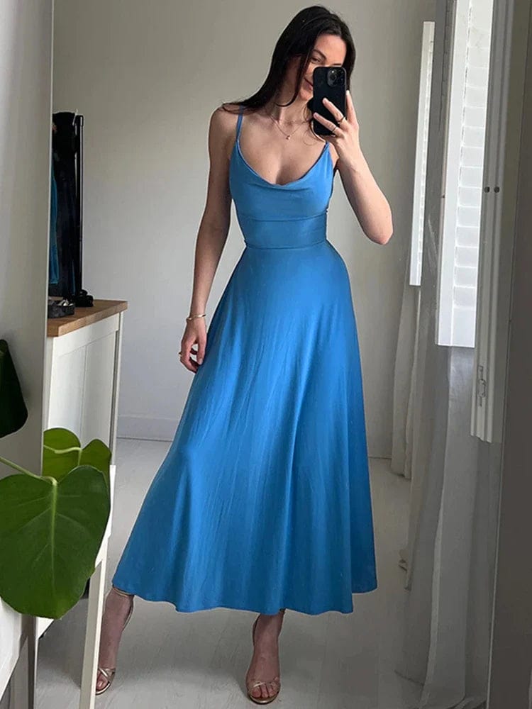 Yasmine - Maxi Dress - Elegant - Material - Great for Casual Days