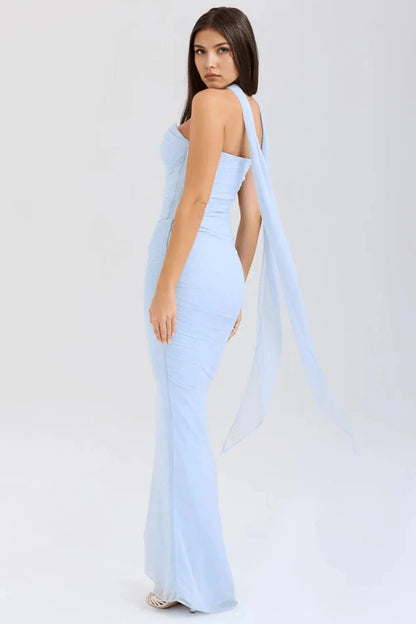 Austyn - Luxurious Mesh Cocktail Maxi Dress for Women