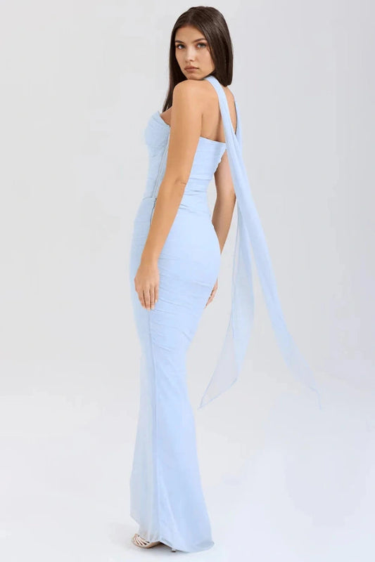 Austyn - Luxurious Mesh Cocktail Maxi Dress for Women
