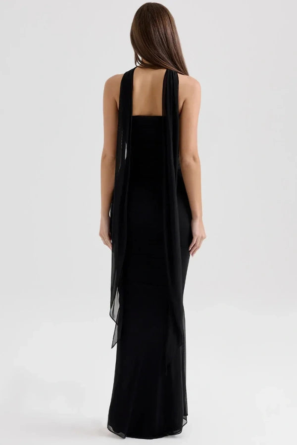 Austyn - Luxurious Mesh Cocktail Maxi Dress for Women