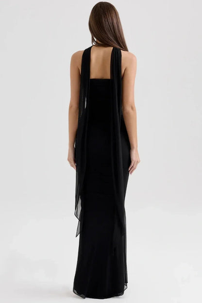 Austyn - Luxurious Mesh Cocktail Maxi Dress for Women