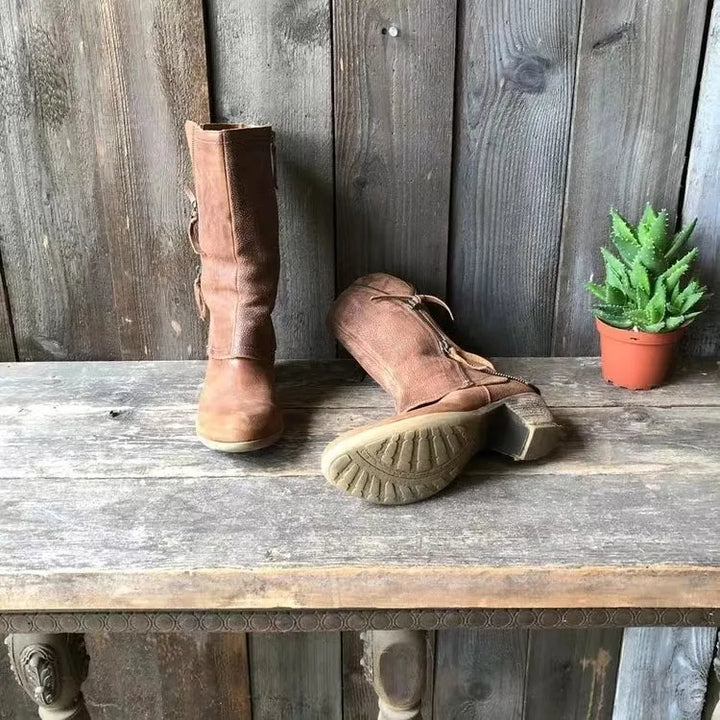 Western Faux Ankle Boots with Heel for Women | Great for Everyday Wear