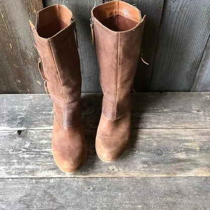 Western Faux Ankle Boots with Heel for Women | Great for Everyday Wear