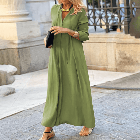 Tabitha - Maxi Dress - Casual - Material - Ideal for Summer
