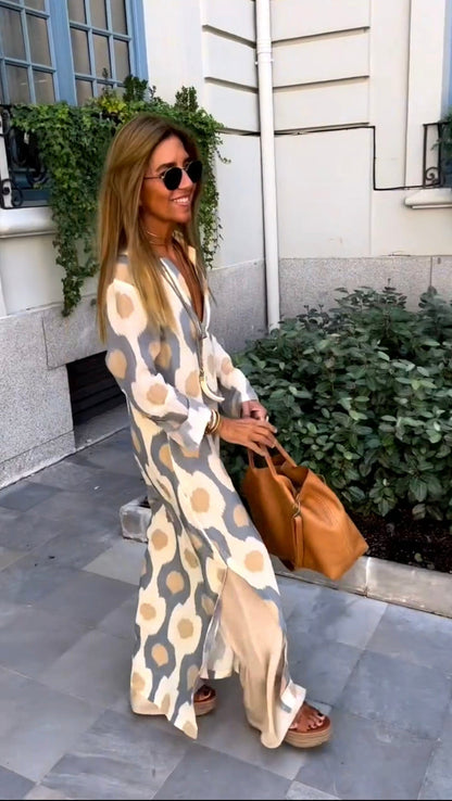 Tessa - Maxi Dress - Boho - Material - Casual Maxi Dress