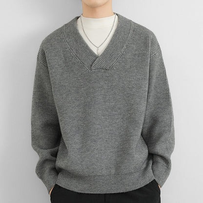 Boris - V-neck Sweater - Classic - Fashionable - Ideal for Autumn/Winter