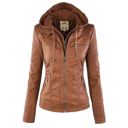 Janice - jacket with hood - Chic - Fashionable - Ideal for Autumn/Winter